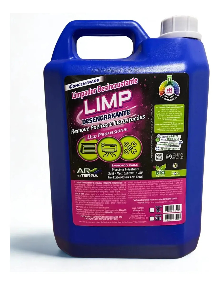 Desincrustante Ar da Terra Limp — Galão 5L