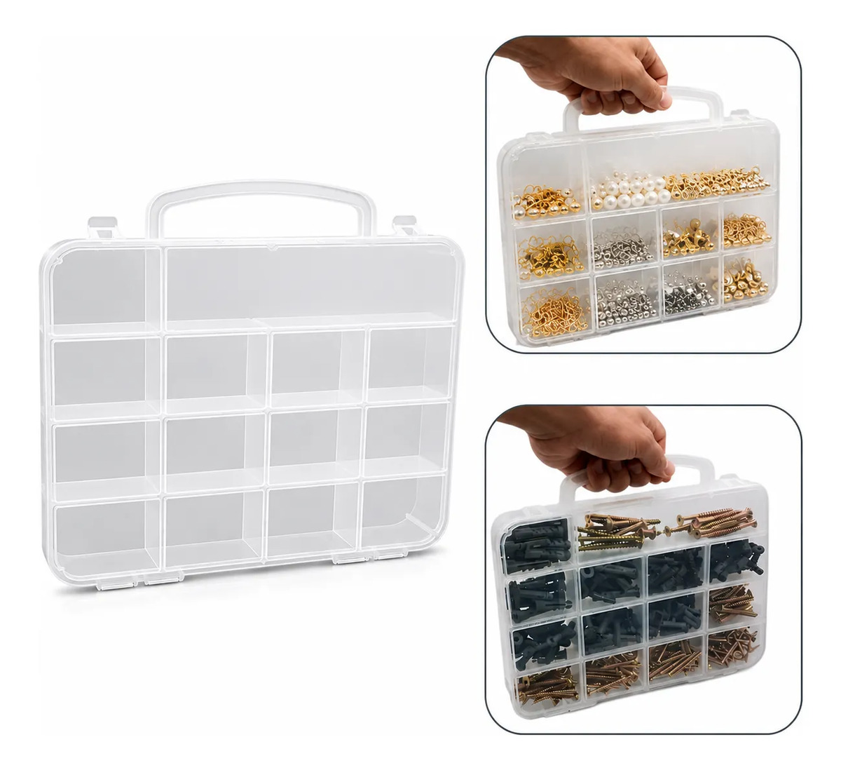 Maleta Organizadora 25 x 19cm — 14 Divisórias