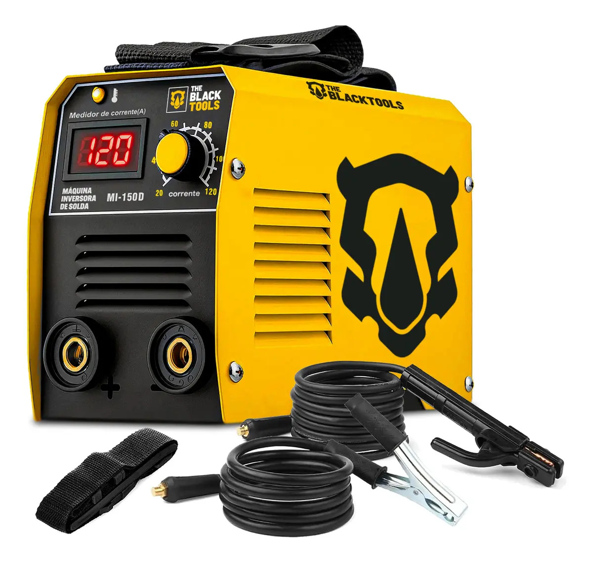 Inversora de Solda MMA The Black Tools MI150D — 120A