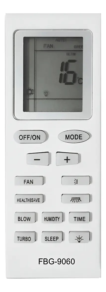 Controle Remoto Para Ar Condicionado Gree Split Yb1f2 Yb1fa