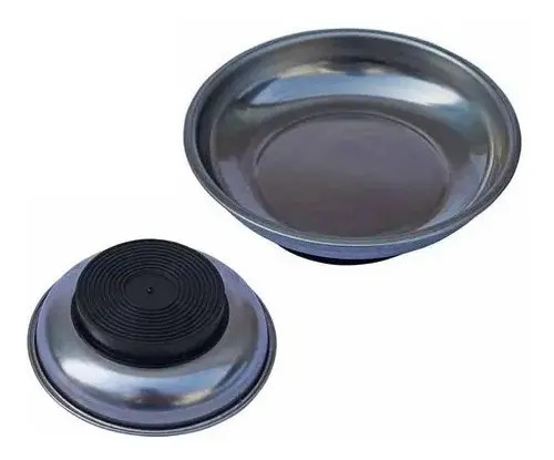 Bandeja Magnética Redonda Bestfer para Porcas e Parafusos com Imã Forte