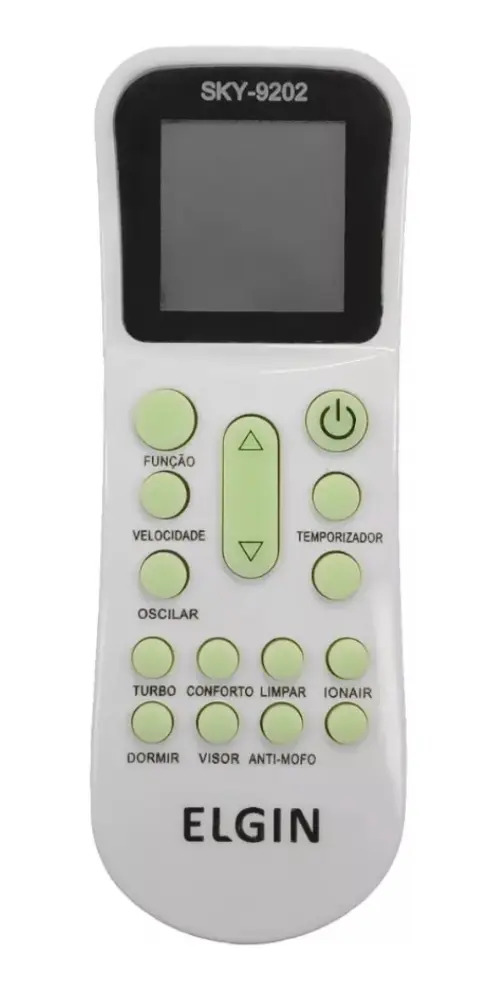 Controle SKY Compatível Ar Condicionado Elgin Inverter Eco 9202