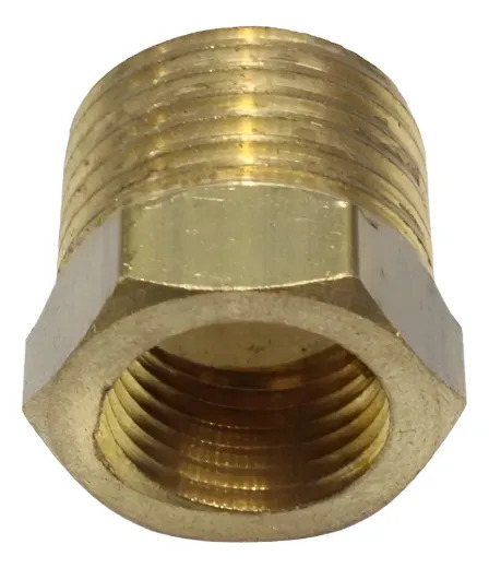 Bucha Reducao 1/2 Npt X 3/8 Npt F - Latão