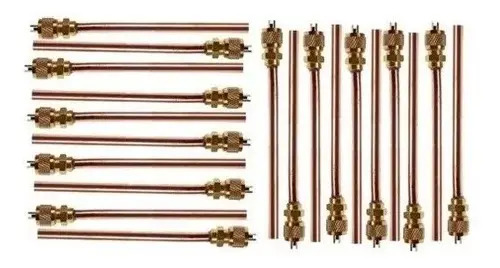 20x Válvula Injeção Gás Serviço Refrigeração Schrader
