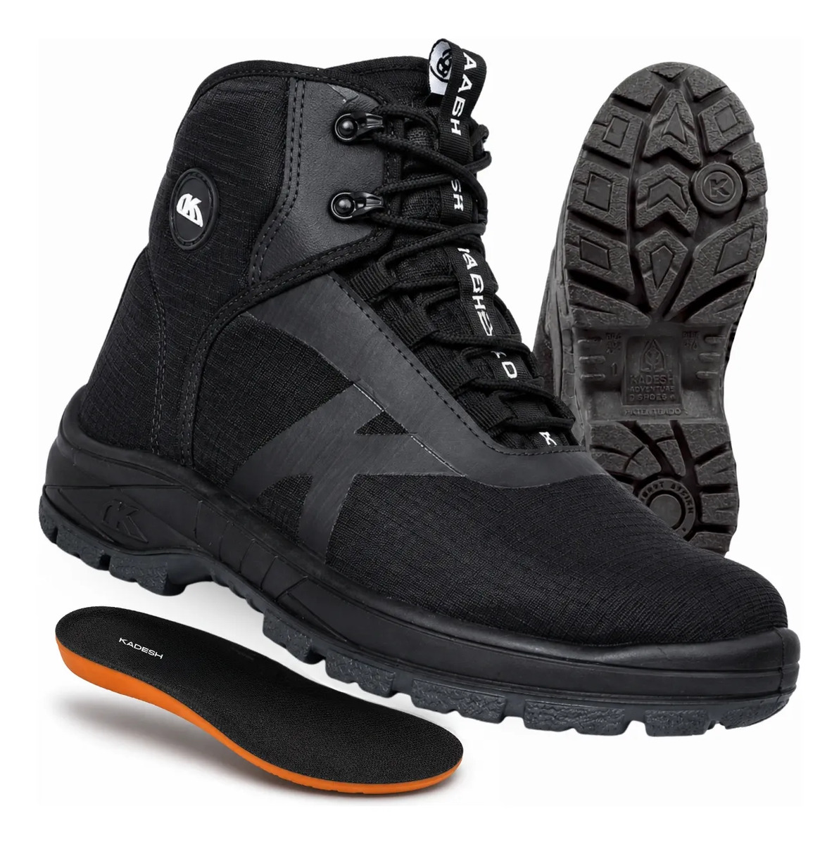 Bota Tênis Segurança Trabalho Epi Adventure Black Bico Pp Ca