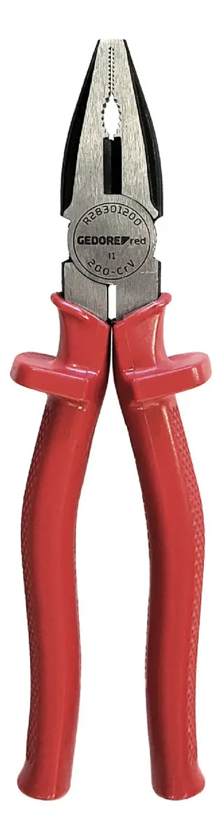 Alicate Universal 8 Pol Cromo Vanádio Gedore R28301200 1000V Cor Vermelho