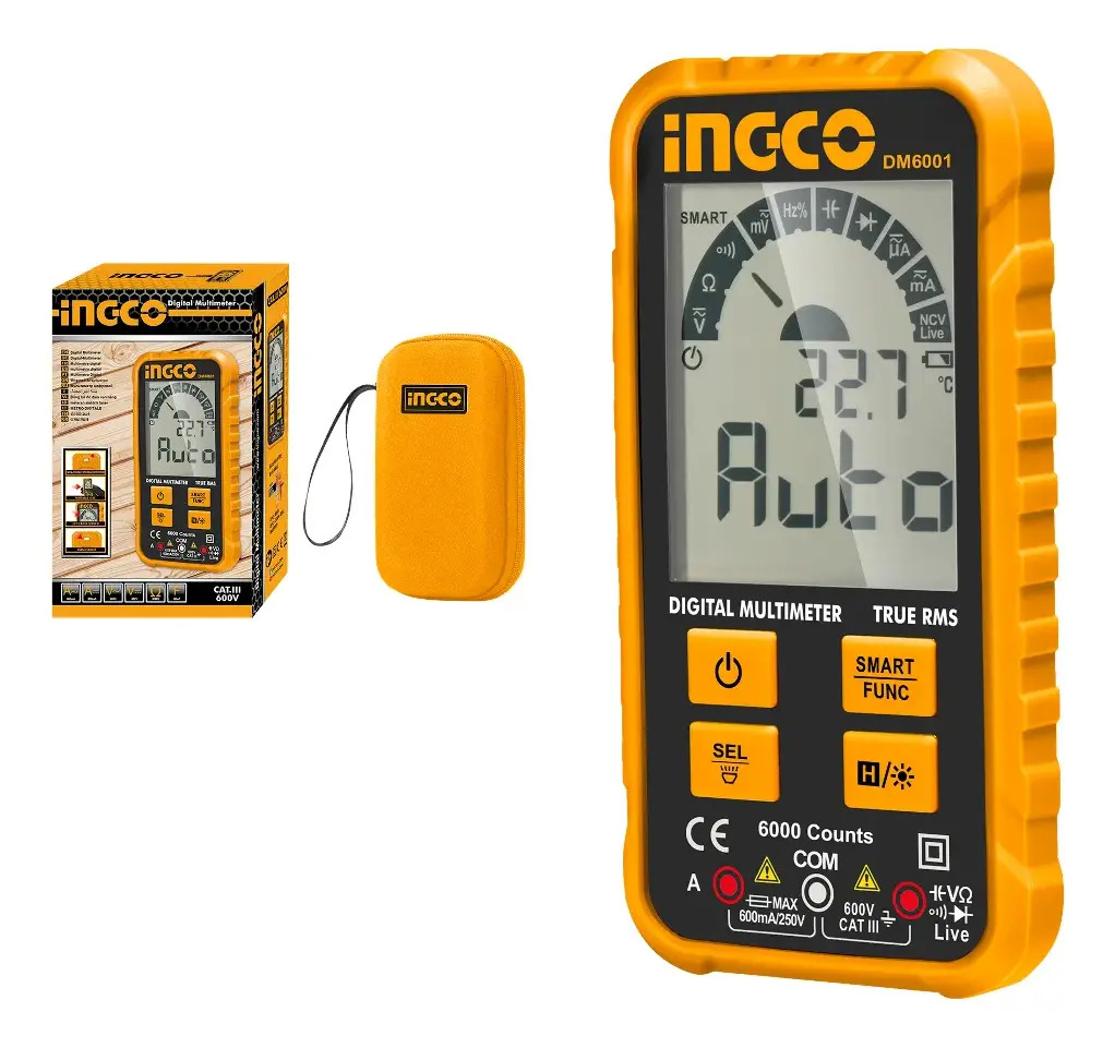 Multimetro Digital Dm6001 Ingco