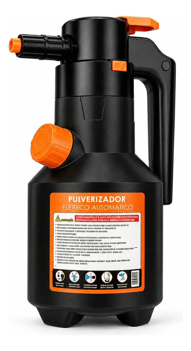 Pulverizador Elétrico Espuma 2l Multiuso Carro Casa Jardim