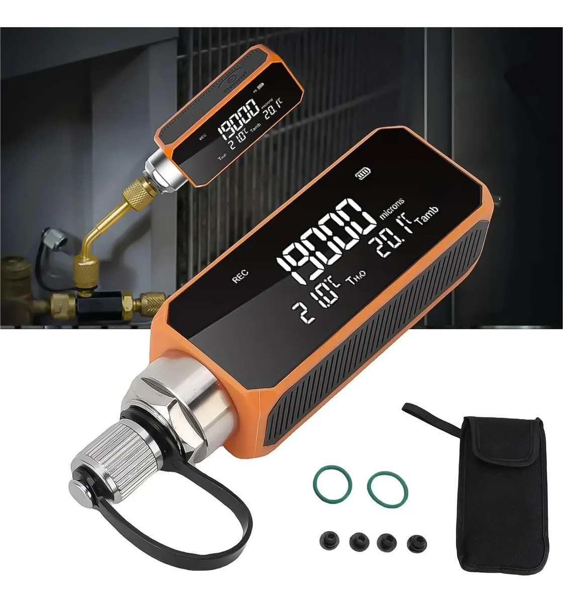 Pressure Tester Meter Digital Vacuum 1-19000microns Accurate