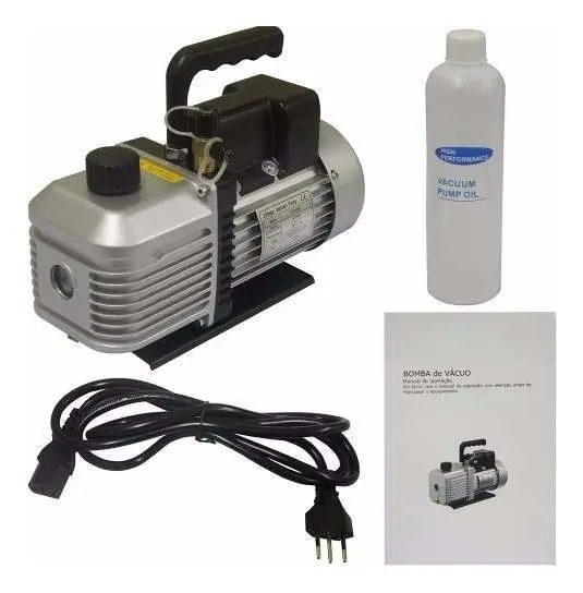 Bomba de Vácuo Duplo Estágio 6CFM 1/2HP Bivolt AITCOOL/Tipi