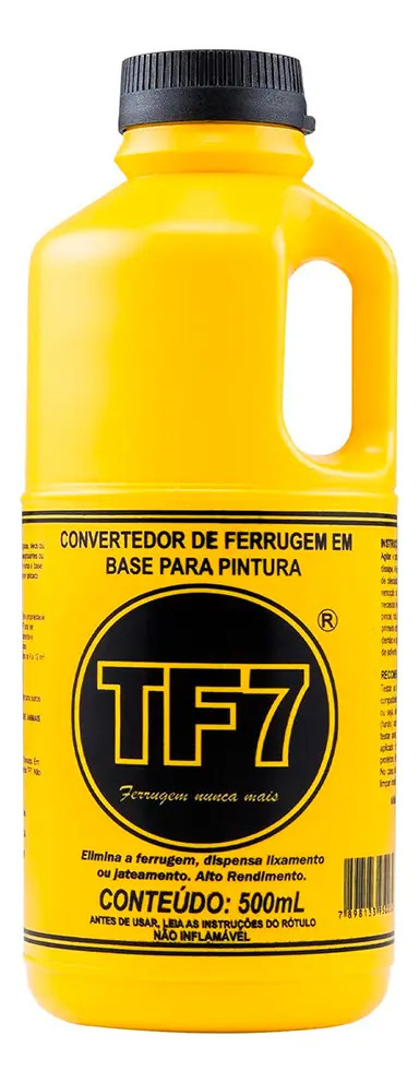 Convertedor De Ferrugem Tf7 500ml Base Para Pintura