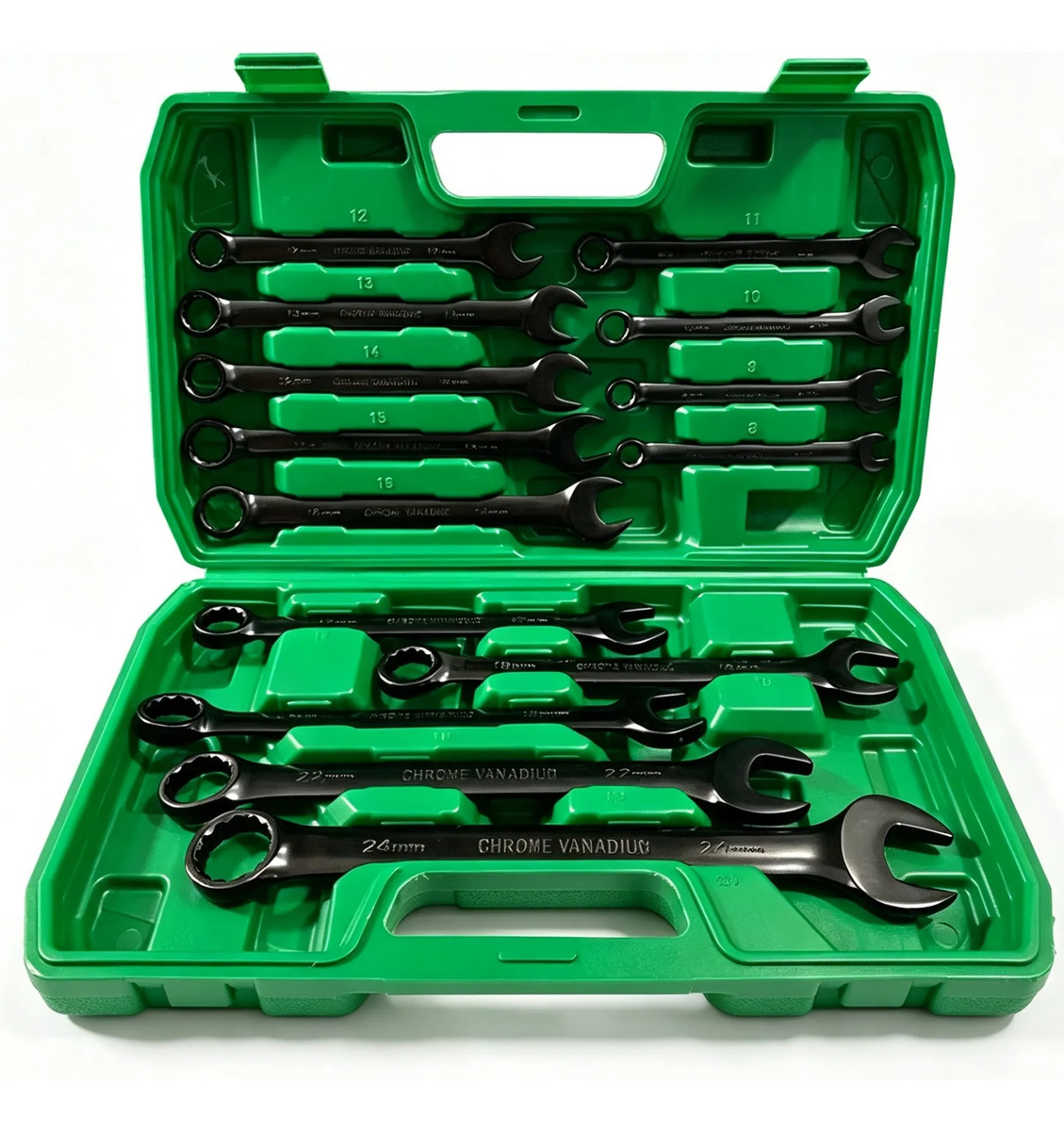Kit 14 Jogo Chave Combinada Profissional 8 A 24 Mm Com Malet