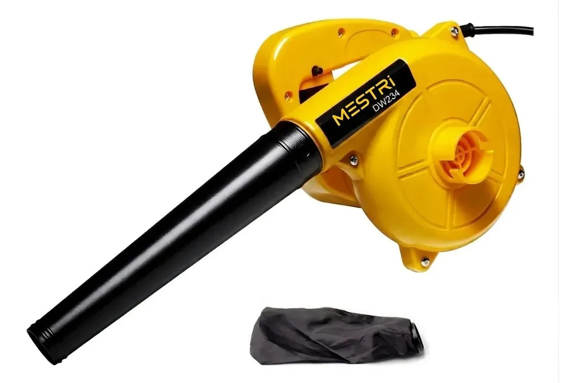 Soprador Aspirador Elétrico 13000rpm 2 Em 1 Soprar E Leve Para Jardim E Limpeza Doméstica MESTRI M-334