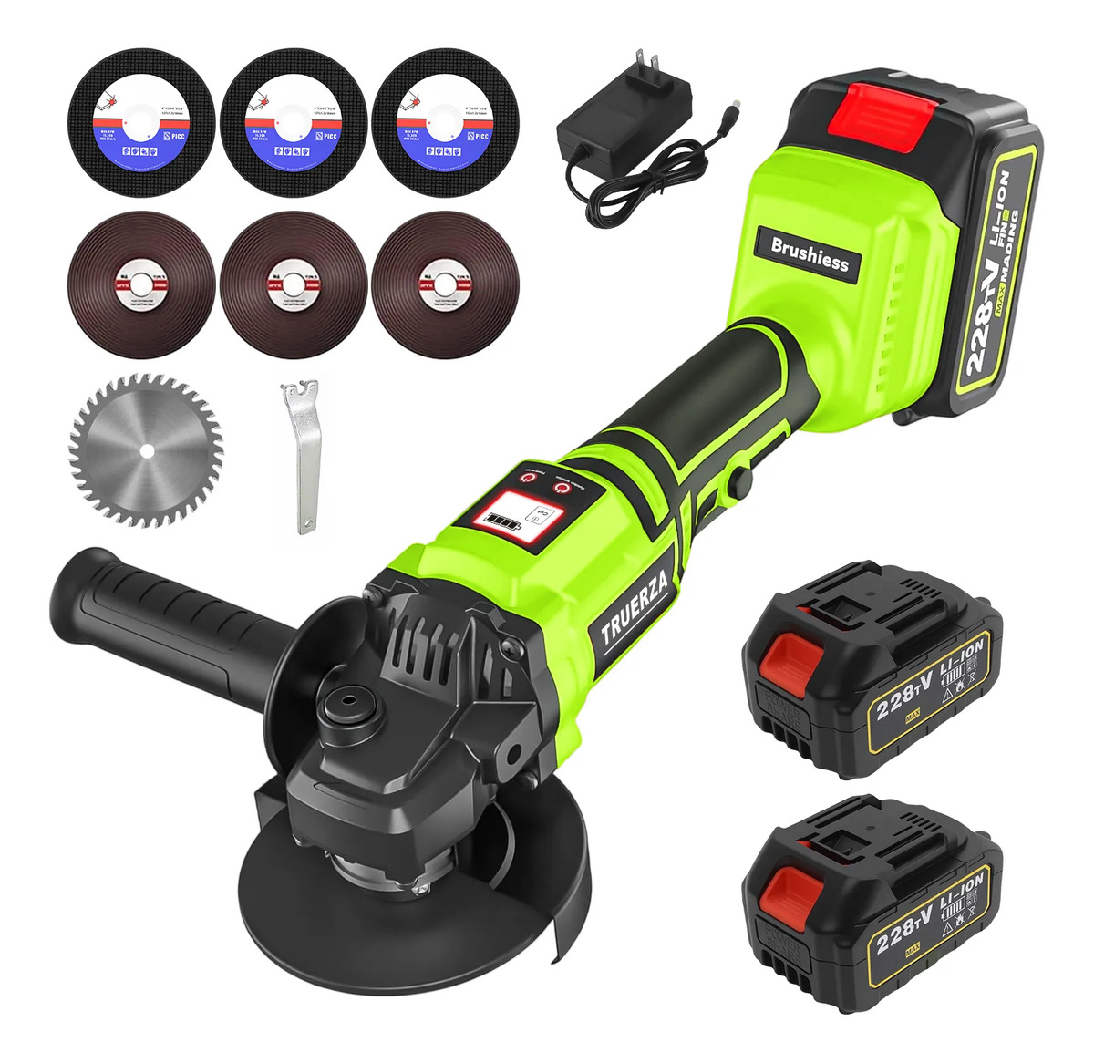 Esmerilhadeira Lixadeira Angular Led 12000rpm 4.1/2 Truerza