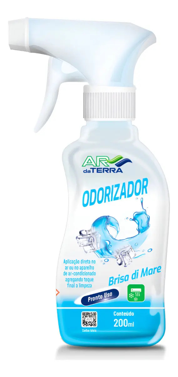 Aromatizador Ar Condicionado Ar Da Terra 200ml Brisa Di Mare