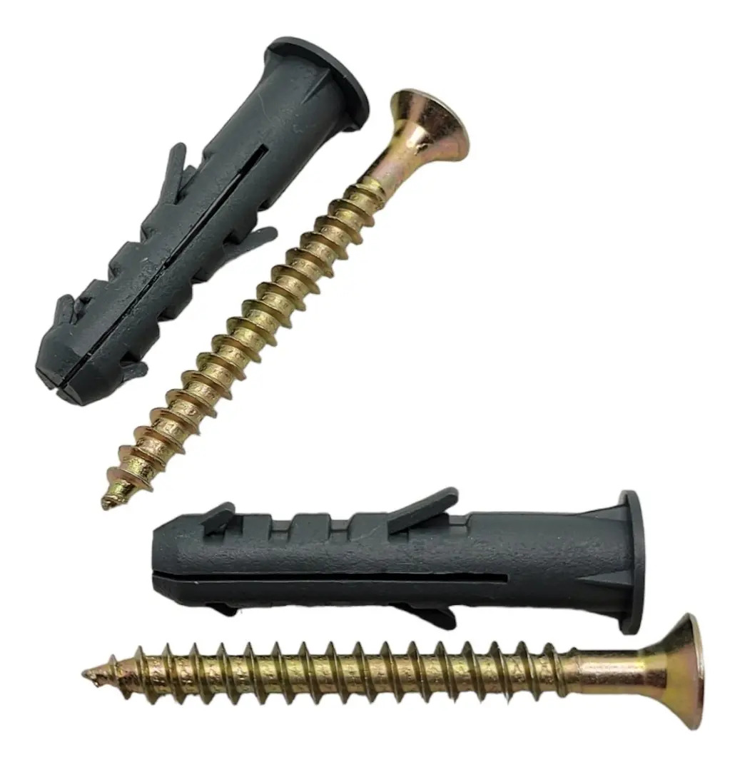 100 Parafuso Phillips C/bucha 8 Anel 8mm- Total 200pçs