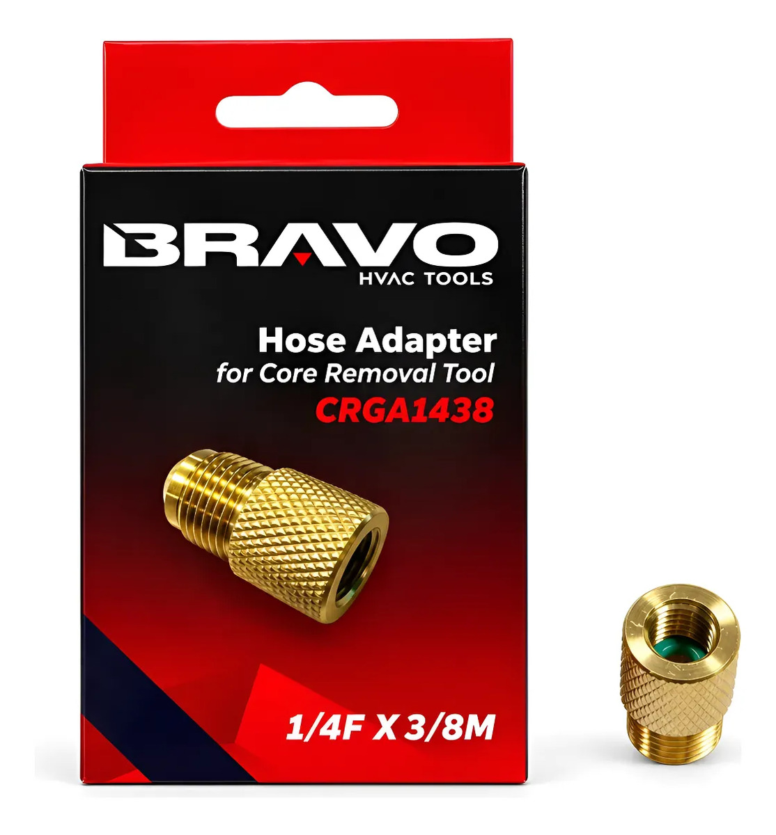 Adaptador Bravo P/ Vacuo Pressurização 1/4 Fx 3/8 M Crga1438