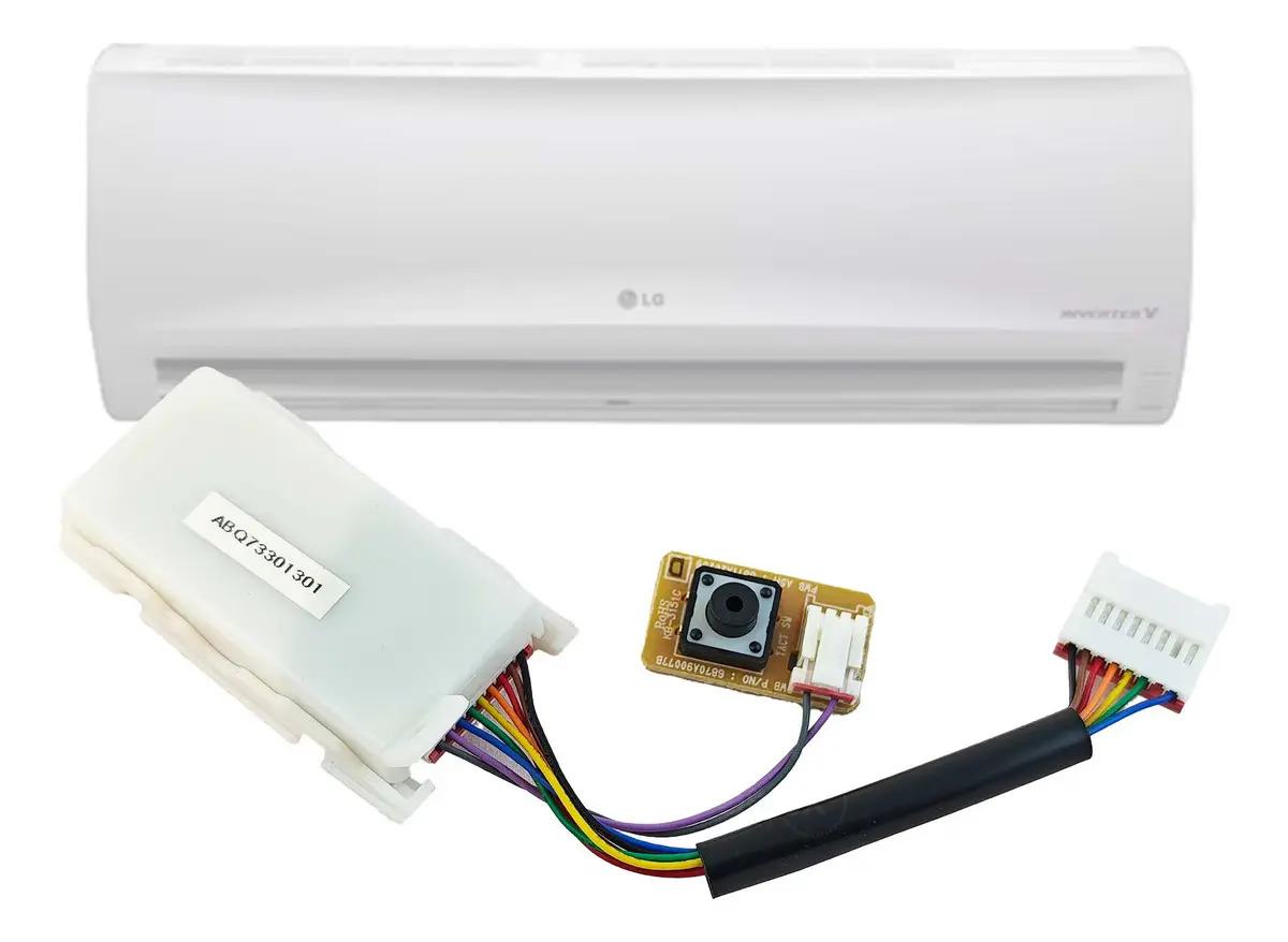 Placa Display Evaporadora C Alojamento E Cabo LG Abq73301301