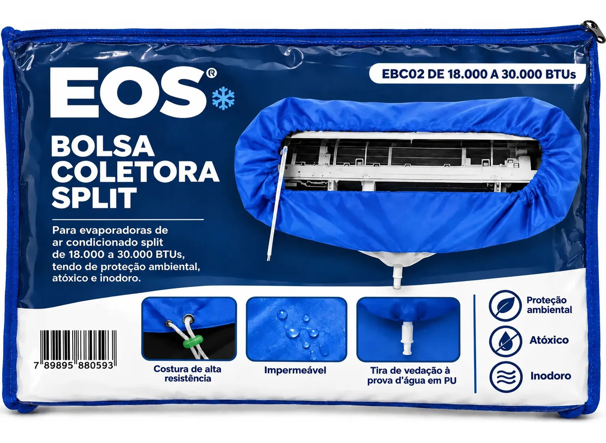 Bolsa Coletora Split Até 30 Mil Btus Limpeza Ar Condicionado