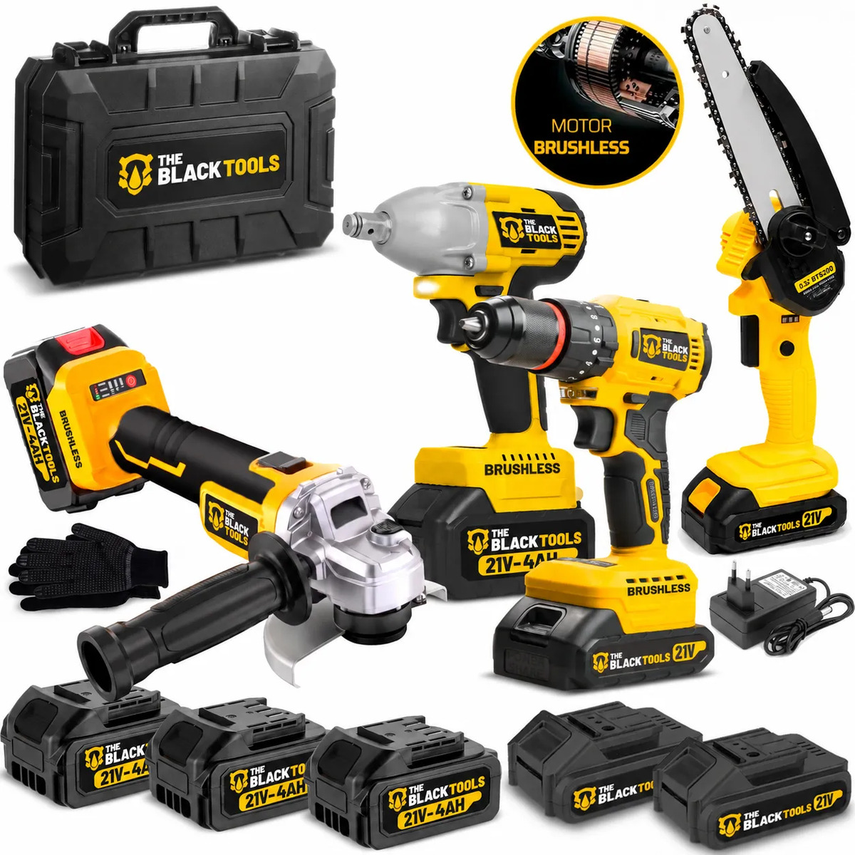 Kit Multi Ferramentas Brushless Profissional + Acessórios