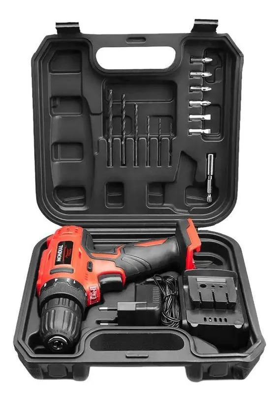 Furadeira Parafusadeira Mondial Fpf-06m 12v Bivolt