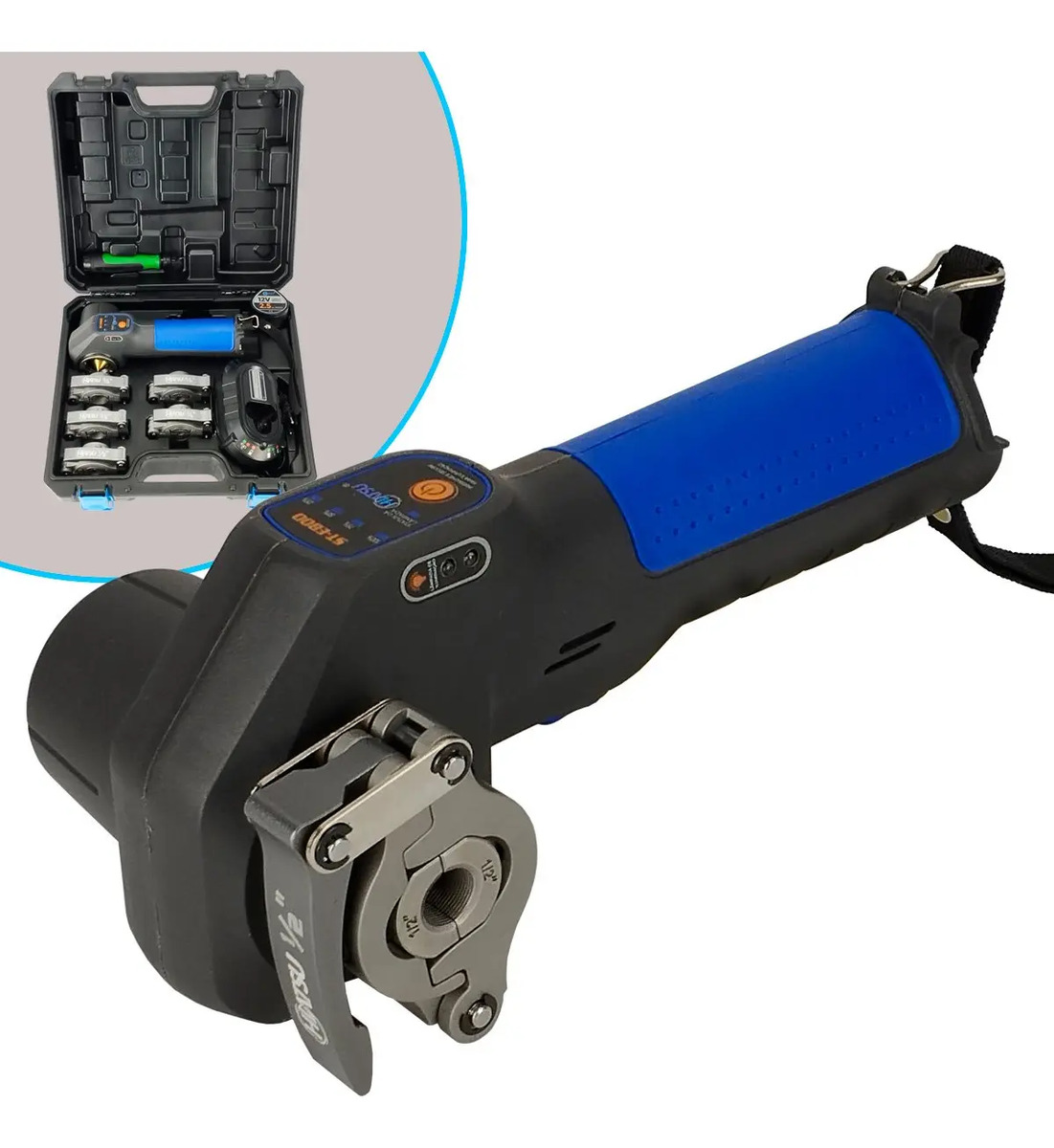 Flangeador Elétrico A Bateria Hiatsu Ct-b800h De 1/4 A 3/4