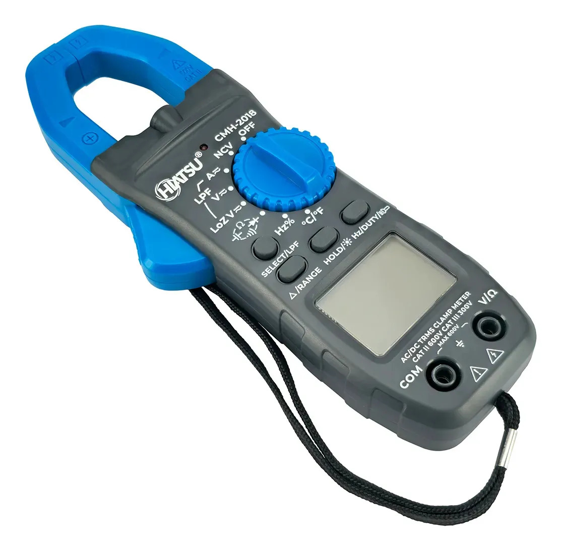 Alicate Amperímetro Digital Hiatsu Cmh-2018 True Rms