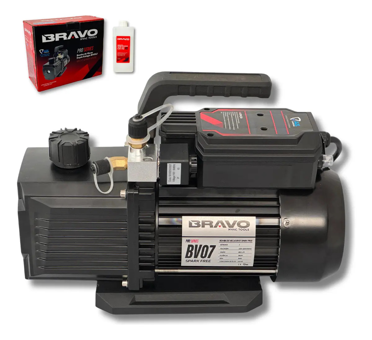 Bomba De Vácuo Bravo Bv-07 Spark Free P/ Refrigeração