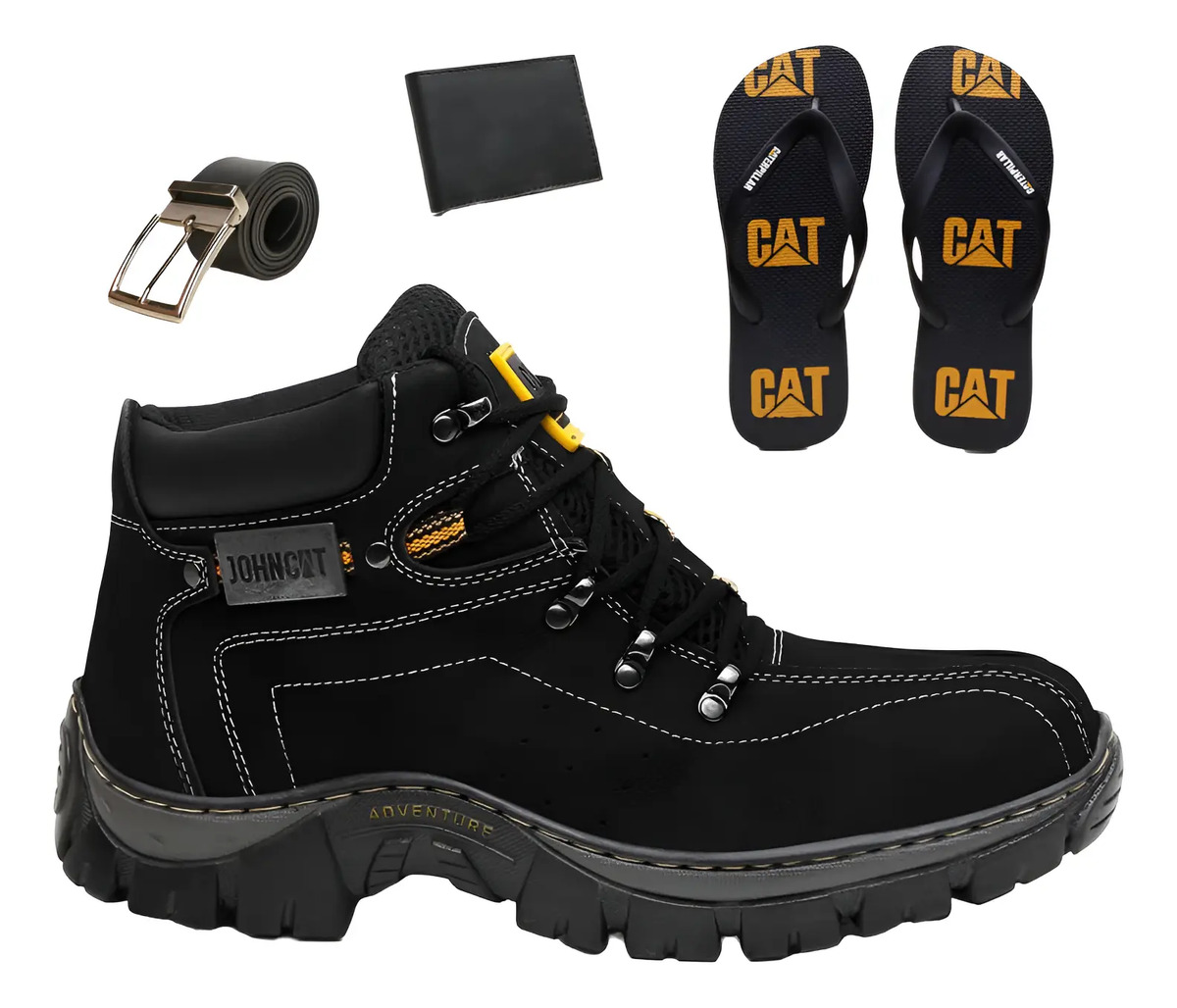 Bota Cat 2113 Masculina Coturno Médio Outono/inverno
