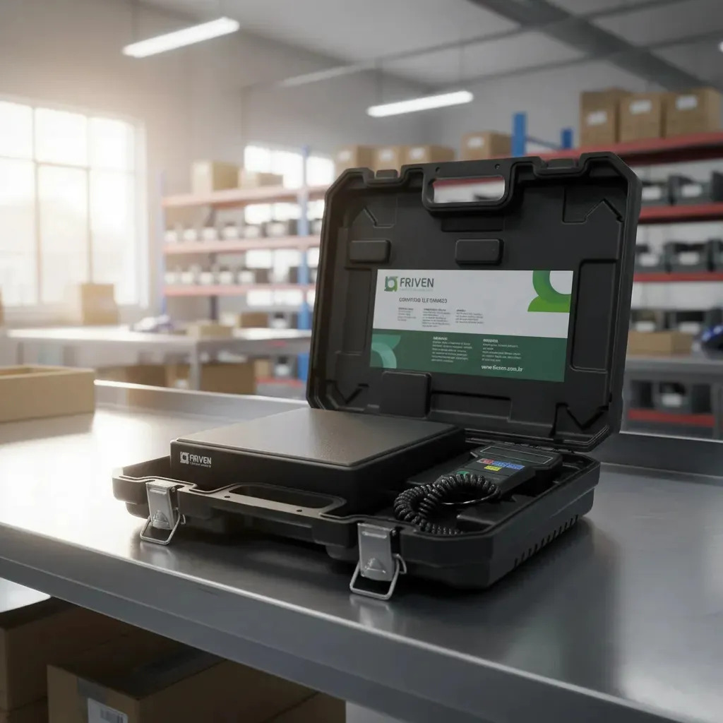 Balança Digital Para Gás Refrigerante Ce-100 Friven Cor Preto