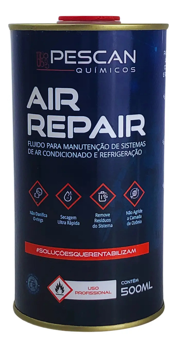 Liquido De Limpeza Sistema Ar Cond Air Repair 141b 500ml