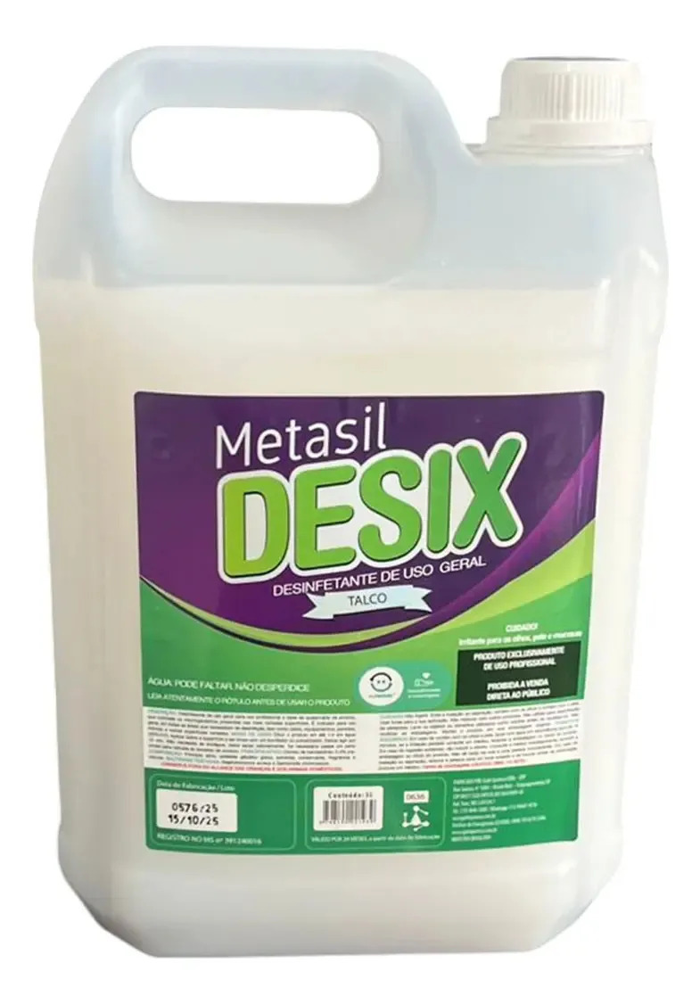 Desix Talco Bactericida Limpeza Ar Condicionado 5 Litros