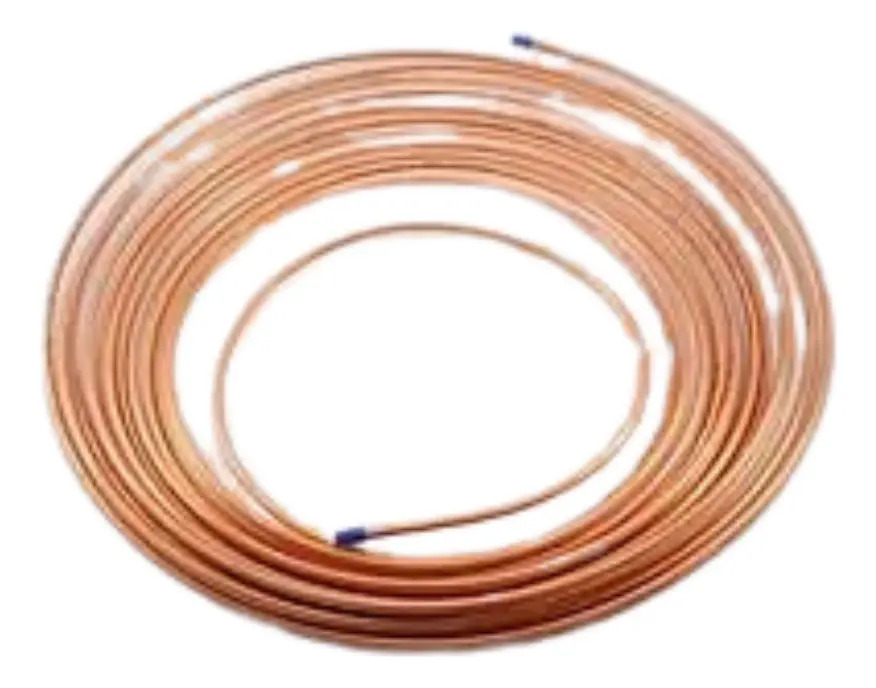Tubo Cobre Flexível 1/4 15 Metros Refrigeração
