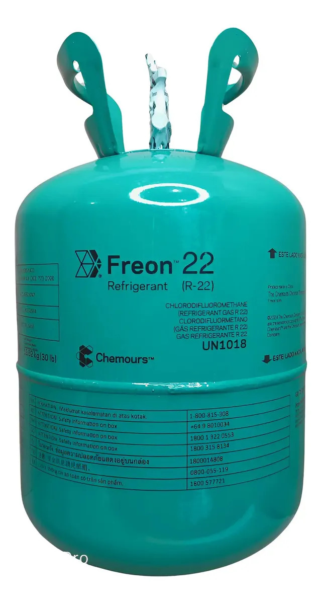 Gas Refrigerante R22 Freon 13,60kg Chemours