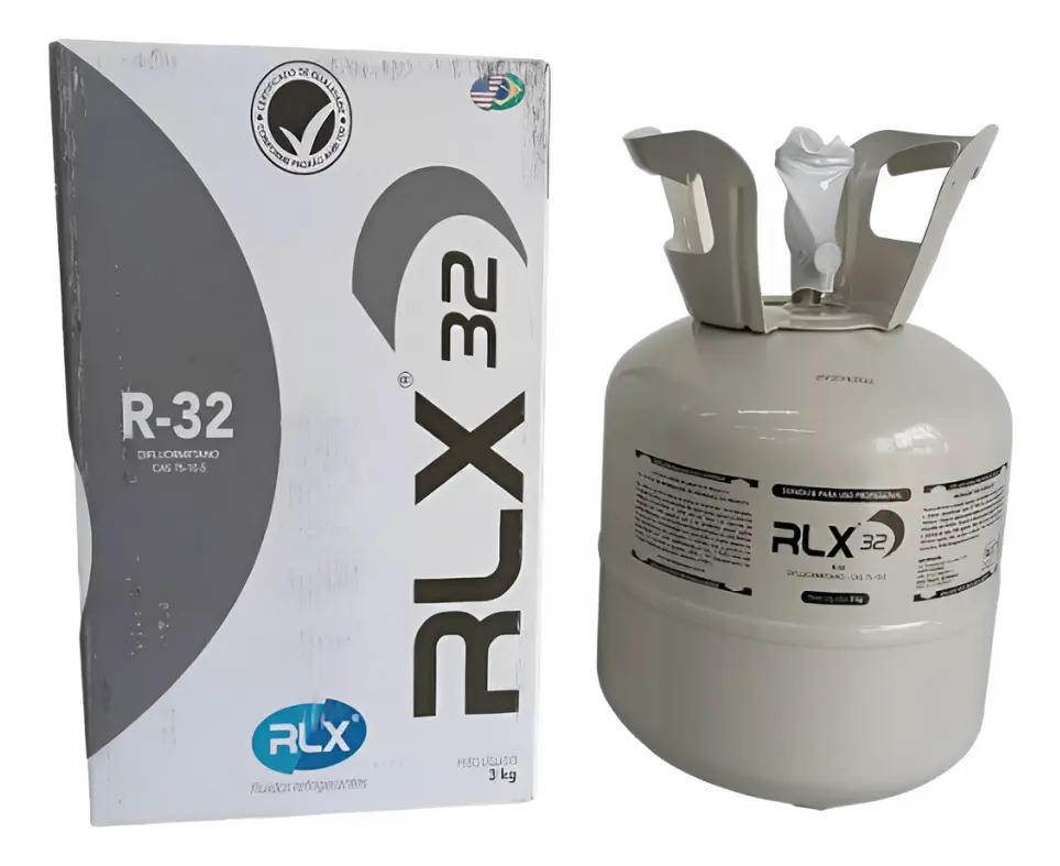 Gás Refrigerante R-32 Botija 3kg RLX para Ar Condicionado