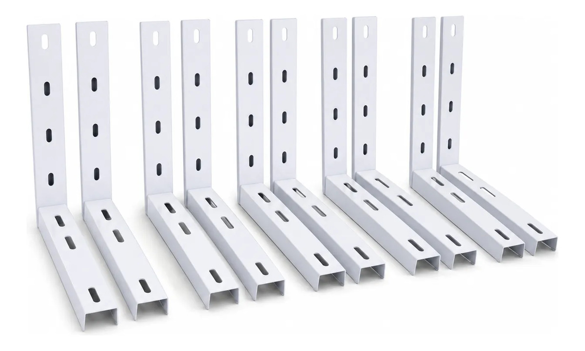 Kit 5 Suportes 450mm Ar Cond Split 12 A 30.000 Btus Ate 80kg