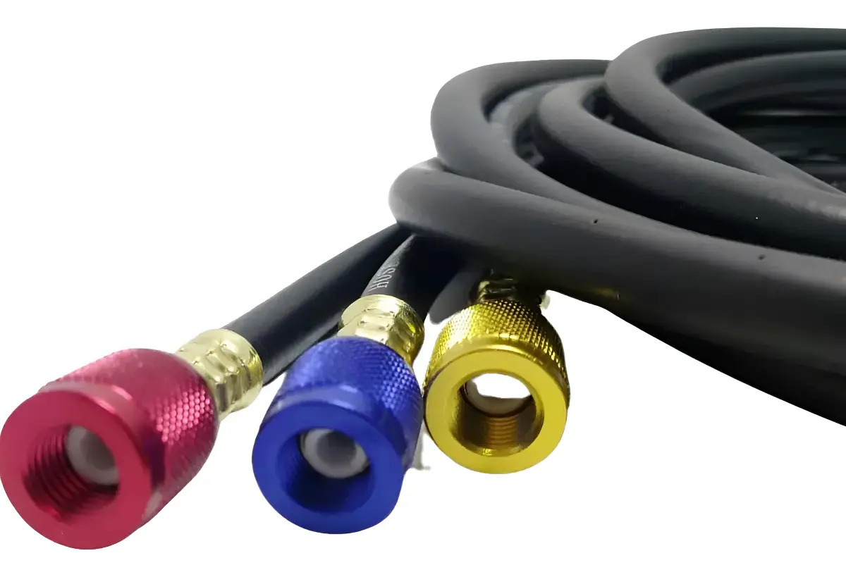 Conjunto Mangueiras Manifold 150cm R22 R134 R404 Sae 1/4 Suryha