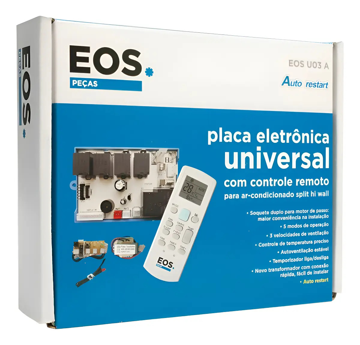 Placa Universal Ar Condicionado Split Hi Wall 220v Controle