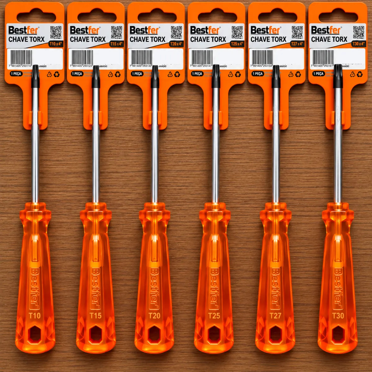Jogo Chave Torx Kit 6 Peças Alta Qualidade