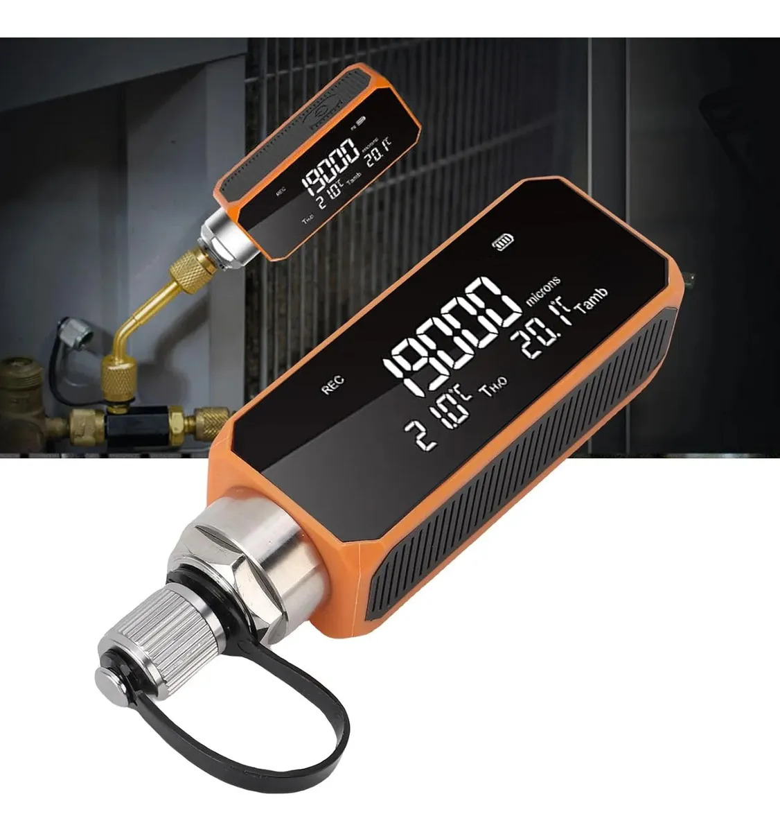 Vacuômetro Digital Bluetooth Portátil Para Hvac Refrigeração