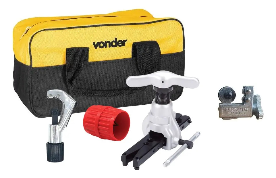 Flangeador Excêntrico 1/4 A 3/4 Profissional + Cortador Mini