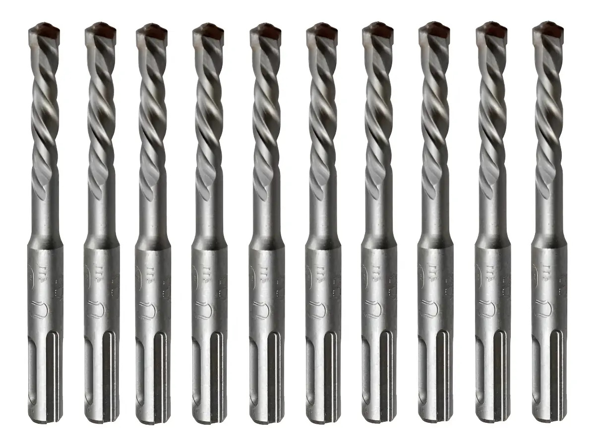 Brocas SDS Plus Fertak 5mm X 110mm Kit 10 Peças Concreto