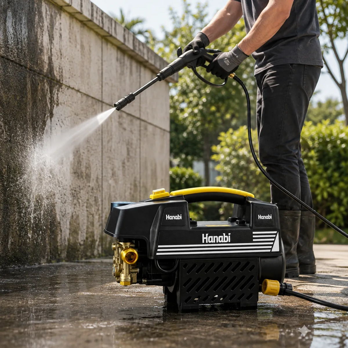 Lavadora De Alta Pressão 1500w 330l/h Hanabi Bico Ajustável