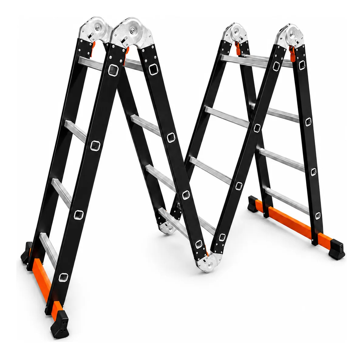 Escada Multifuncional 4x4 4,56m Reforçada Profis 150kg En131