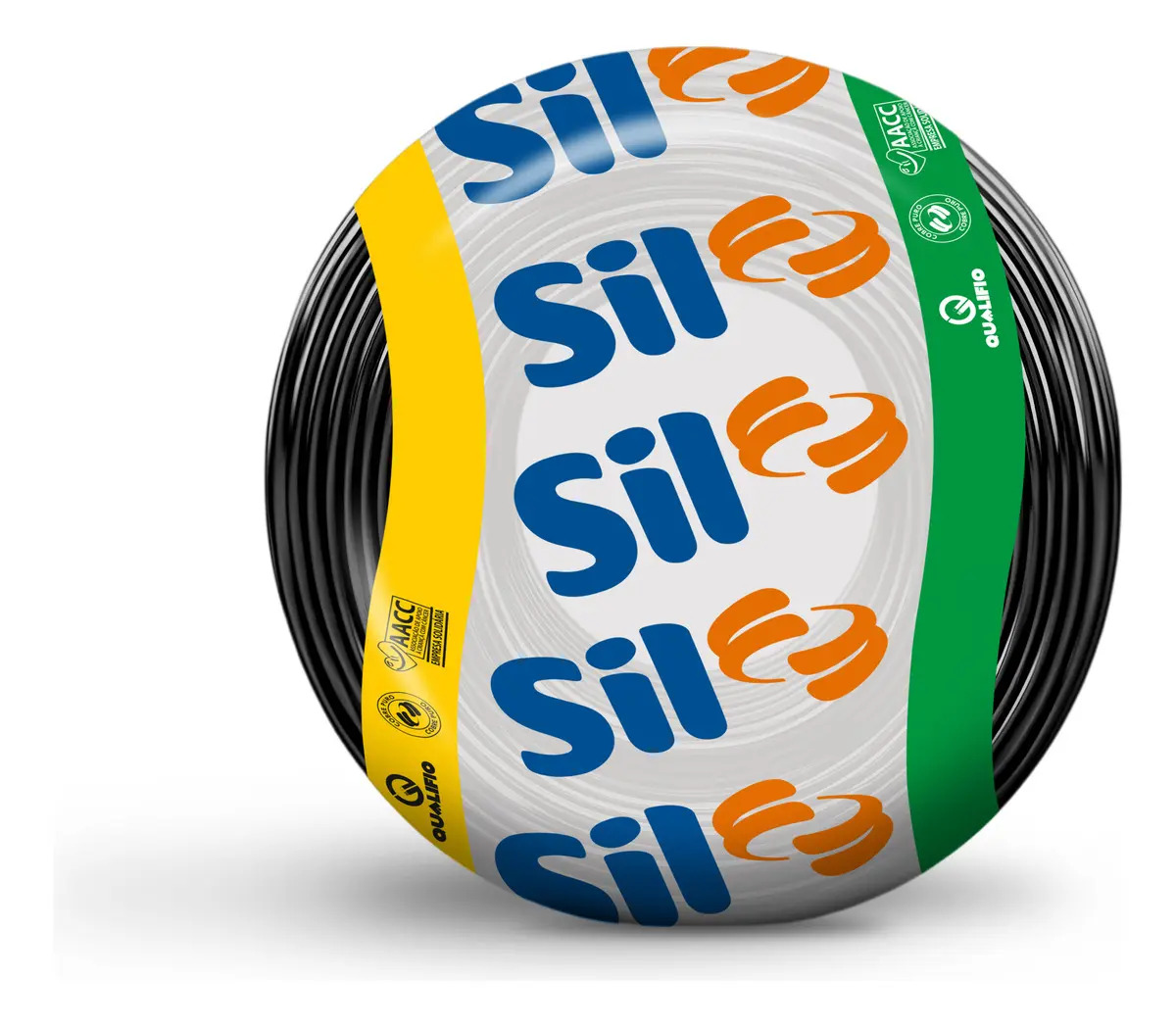 Cabo PP SIL 4x1,5mm 30m Preto Cobre Flexível SILFLEX PVC