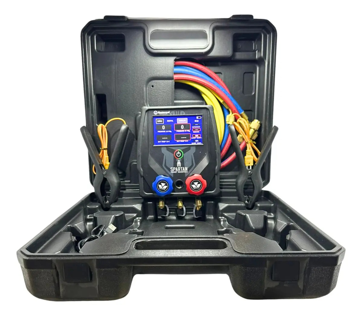 Manifold Digital 2 Vias Bluetooth Mastercool c/ 3 Mangueiras 150cm