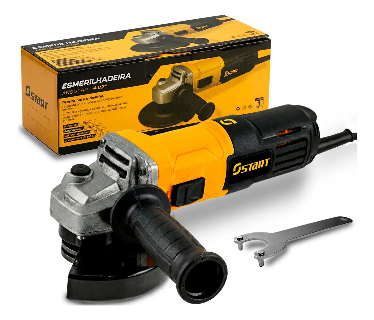 Esmerilhadeira Angular Start 780W 115mm 11000RPM