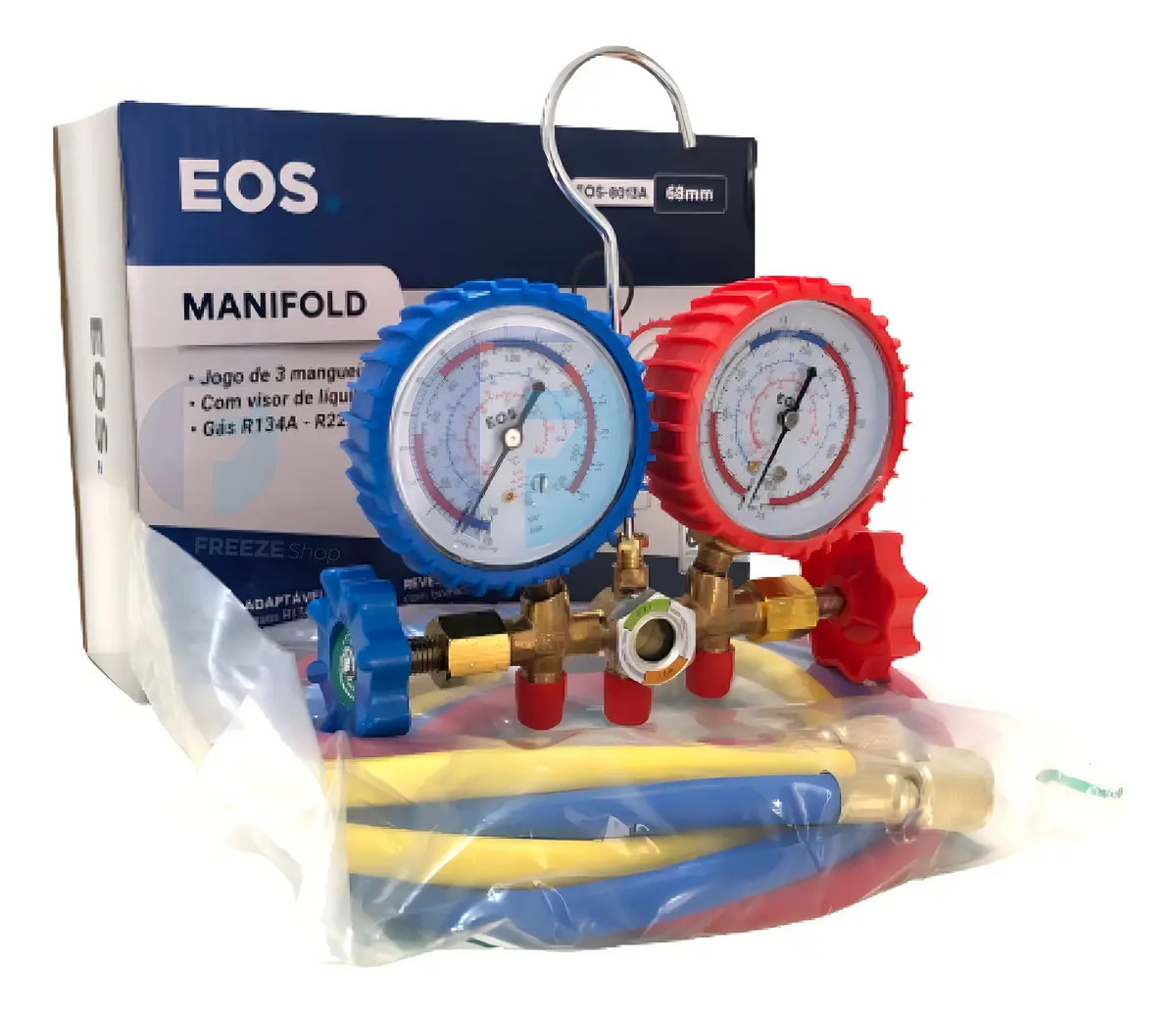 Manifold R410a EOS profissional gás Ar Condicionado Inverter