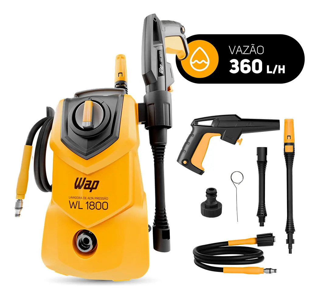 Lavadora Alta Pressão WAP WL 1800 1400W 1500PSI