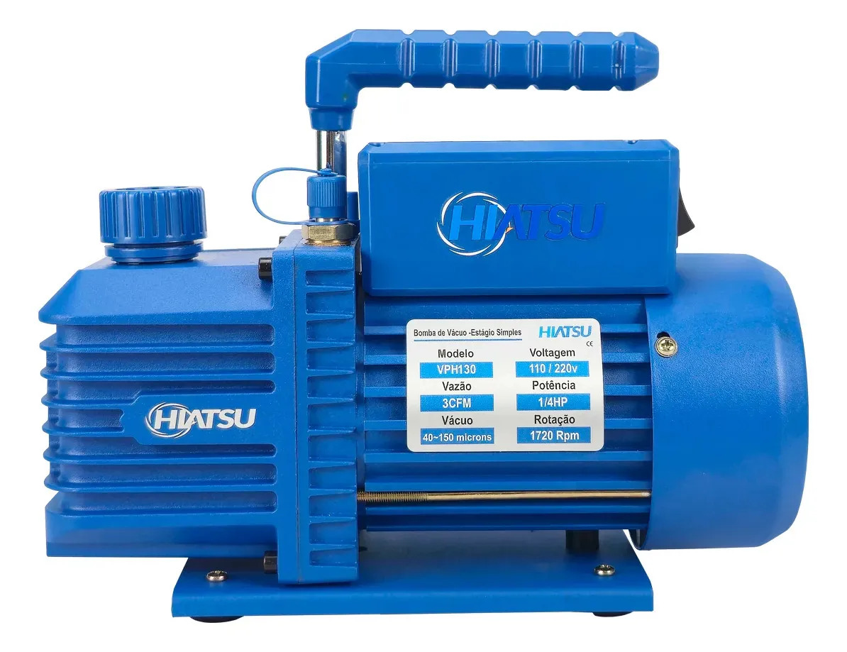 Bomba De Vácuo Estágio Simples 3cfm Bivolt